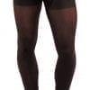 Men's Microman 100 tights 100 denier black front view half body
