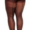 Glamory Amore 20 Seamed Tights 20 denier with back seam black back view half body